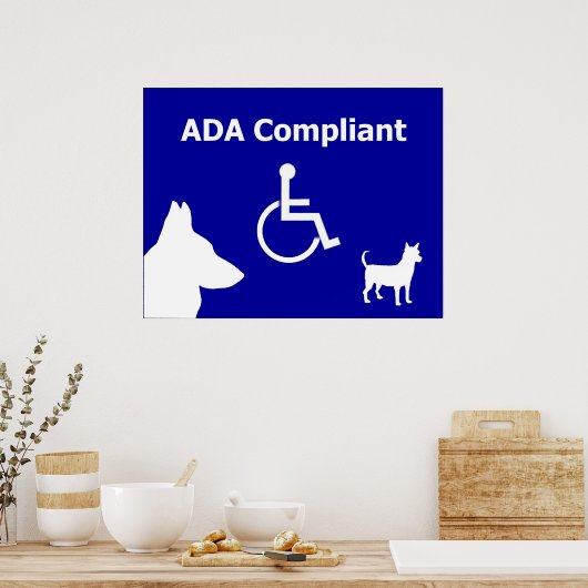 ADA-conform Poster (Keuken)