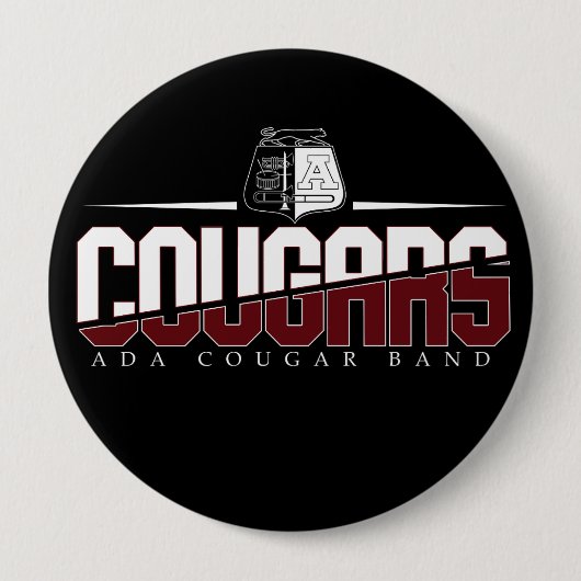 Ada Cougar Band Button (Voorkant)