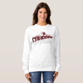 Ada Cougar Band Vrouw Classic Sweatshirt Wit (Voorkant volledig)