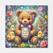 ADA ~ Easter Teddy ~  Magnet (Voorkant)