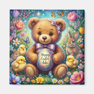 ADA ~ Gelukkig Pasen ~ Teddy Kuikens Konijnen ~ Magneet