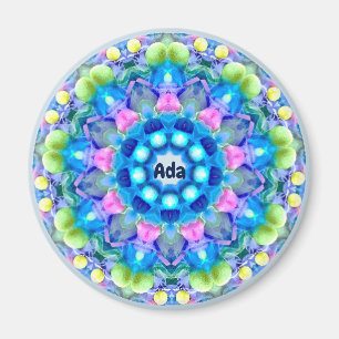 ADA ~ Gepersonaliseerde Paaspatroon Fractal ~ Magn Magneet