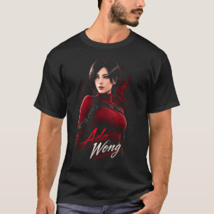 Ada Horror Wong Art 20 Basic Donkere T-Shirt