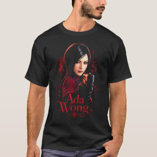 Ada Horror Wong Art 60 Basic Donker T-Shirt