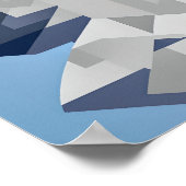 Ada Lovelace Abstract portret - Analytische engine Poster (Hoek)