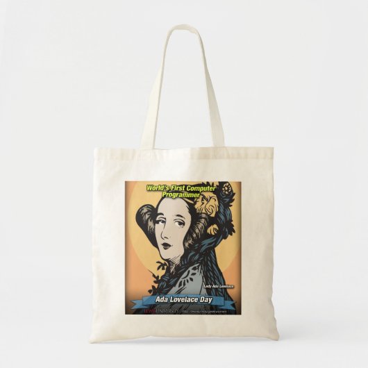 Ada Lovelace Bag Tote Bag (Voorkant)