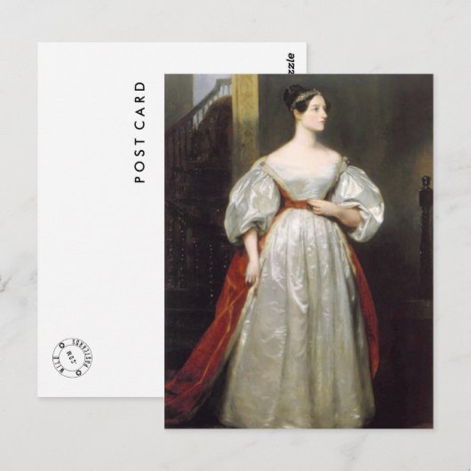 Ada Lovelace Briefkaart (Voorkant / Achterkant)