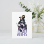 Ada Lovelace Briefkaart (Staand voorkant)