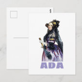 Ada Lovelace Briefkaart (Voorkant / Achterkant)