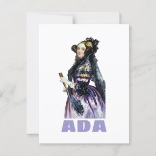 Ada Lovelace Briefkaart