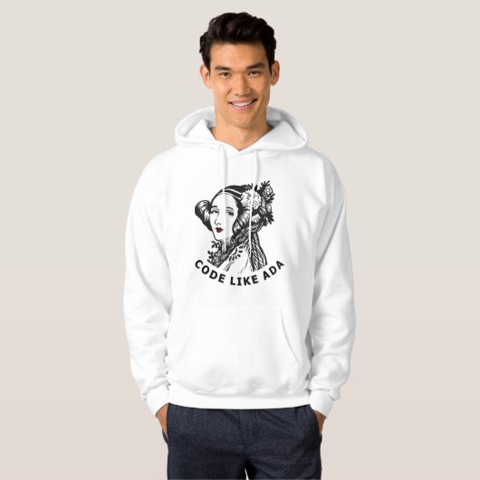 Ada Lovelace - Codeer als Ada Hoodie (Voorkant volledig)