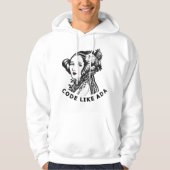Ada Lovelace - Codeer als Ada Hoodie (Voorkant)
