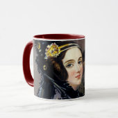 Ada Lovelace Computerprogrammeur koffiemok Mok (Voorkant links)