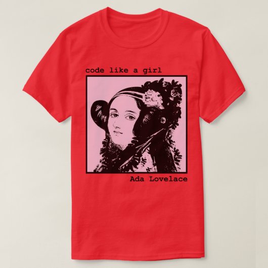 Ada Lovelace en het Analytical Engine TShirt (Design voorkant)