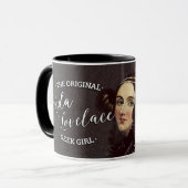 Ada Lovelace - Het originele geek meisje Mok (Voorkant links)