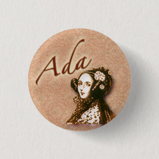 Ada Lovelace Pin Ronde Button 3,2 Cm