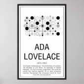 Ada Lovelace Poster (Voorkant)
