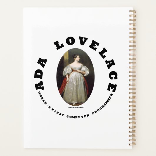 Ada Lovelace World's First Computer Programmer Planner (Achterkant)