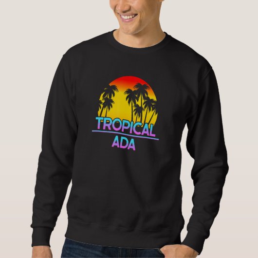 Ada Michigan Funny Ironic Weather Trui (Voorkant)