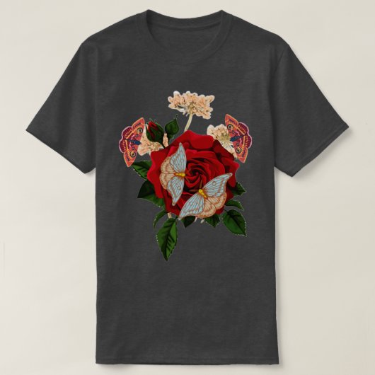 ADA MOTHES OVER DE ROZEN T-SHIRT (Design voorkant)