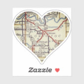 Ada OK Retro kaart Sticker (Vel)