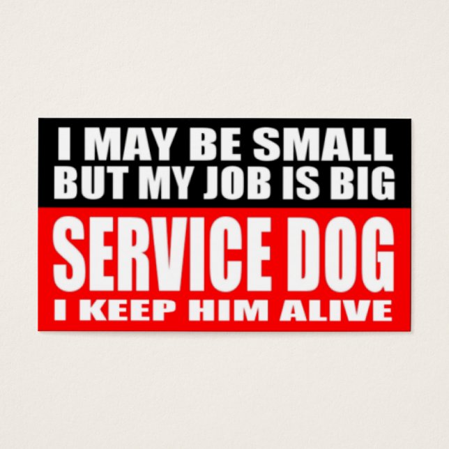 ADA Service Hondeninformatie Kaarten Visitekaartje (Voorkant)