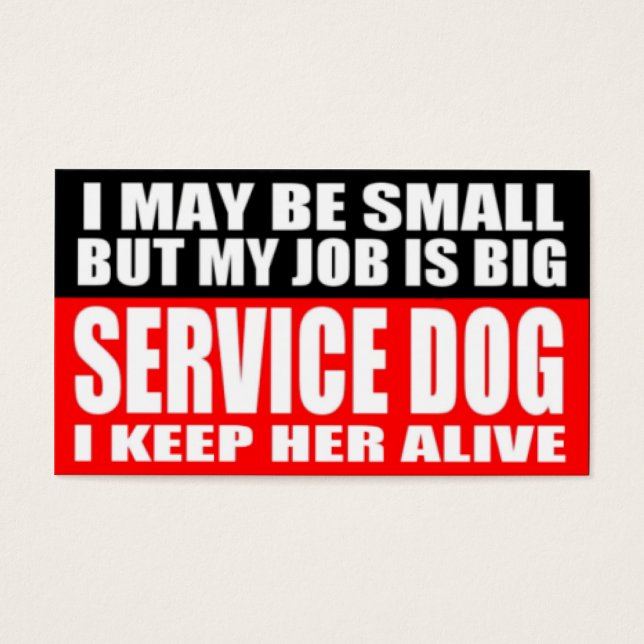 ADA Service Hondeninformatie Kaarten Visitekaartjes (Voorkant)