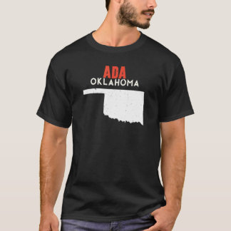 Ada USA State America Travel Oklahoman T-shirt