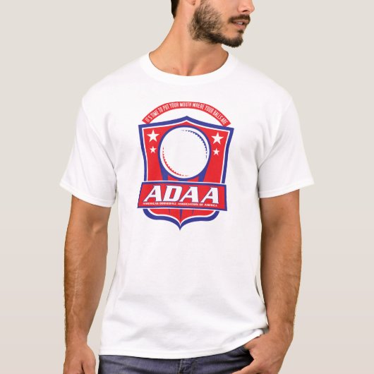 ADAA Dodgeball cult film T Shirt (Voorkant)