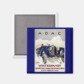 ADAC  Automobiel Advertentie 1925 Magneet (Voorkant / Achterkant)