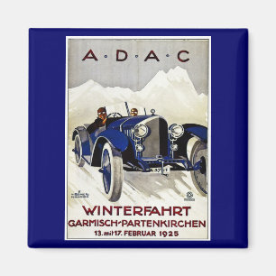 ADAC  Automobiel Advertentie 1925 Magneet