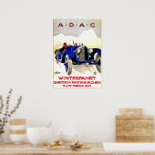 ADAC German Auto Race ~  Automobile Ad Poster (Keuken)
