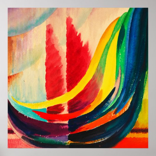 Adagio, Abstracte Kunst Poster (Voorkant)