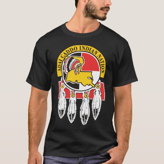 Adai Caddo Indian Nation Native American T shirt (Voorkant)