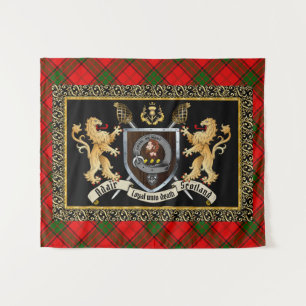 Adair Clan Badge & Motto w/Lions Wandkleed
