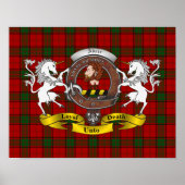 Adair Clan Badge Poster (Voorkant)