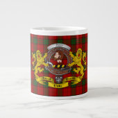 Adair Clan Badge & Tartan Jumbo Mok (Voorkant)