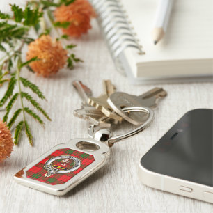 Adair Clan Badge & Tartan Sleutelhanger