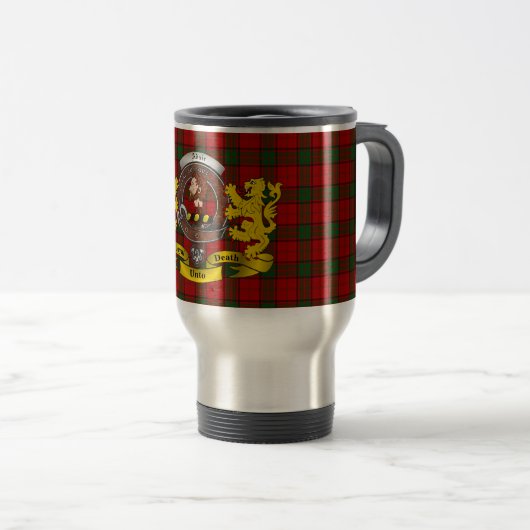 Adair Clan Badge Travel Mug Reisbeker (Voorkant rechts)