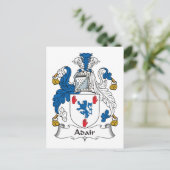 Adair Family Crest Briefkaart (Staand voorkant)