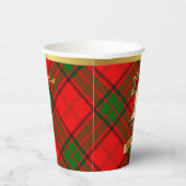 Adair gepersonaliseerde Tartan kerst Papieren Bekers (Rechts)