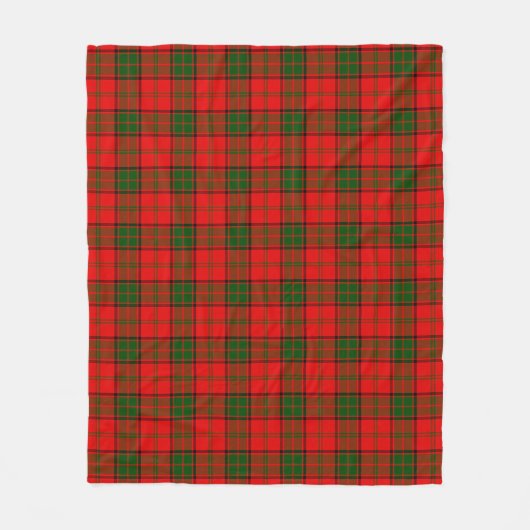 Adair Plaid Fleece Deken (Voorkant)