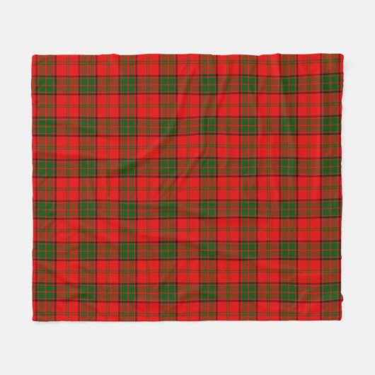 Adair Plaid Fleece Deken (Voorkant (Horizontaal))
