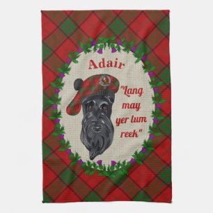 Adair Scottie Dog Kitchen Towel Theedoek