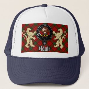 Adair Scottish Tartan & Badge Trucker Hat Trucker Pet