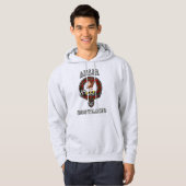 Adair Tartan Clan Badge Athletic Style Hoodie (Voorkant volledig)