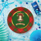 Adair Tartan gepersonaliseerde kerst Papieren Bordje (Feest)