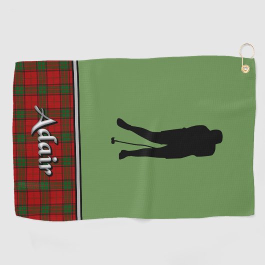 Adair Tartan golfhanddoek zijn (Horizontaal)