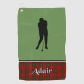 Adair Tartan golfhanddoek zijn (Voorkant)