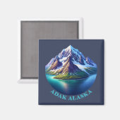 Adak Alaska Magneet (Voorkant / Achterkant)